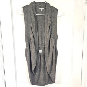 Sleeveless Knit Cardigan